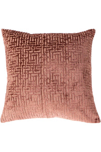 Paoletti Delphi Cushion Cover (Blush Red) (One Size)
