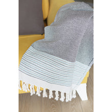 Load image into Gallery viewer, 100% Turkish Cotton Handwoven Throw Blankets