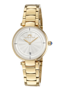 Madison Women's Gold Guilloche Dial Watch, 1151BMAS