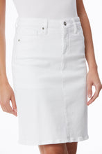 Load image into Gallery viewer, 5 Pocket Jean Skirt - Optic White