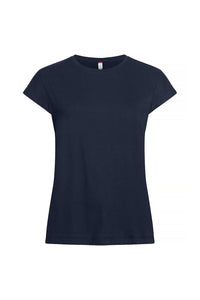 Womens/Ladies Fashion T-Shirt - Dark Navy