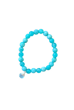 Load image into Gallery viewer, DRAFT Amazonite Bracelet with Chalcedony Hand-Wrapped in Silver