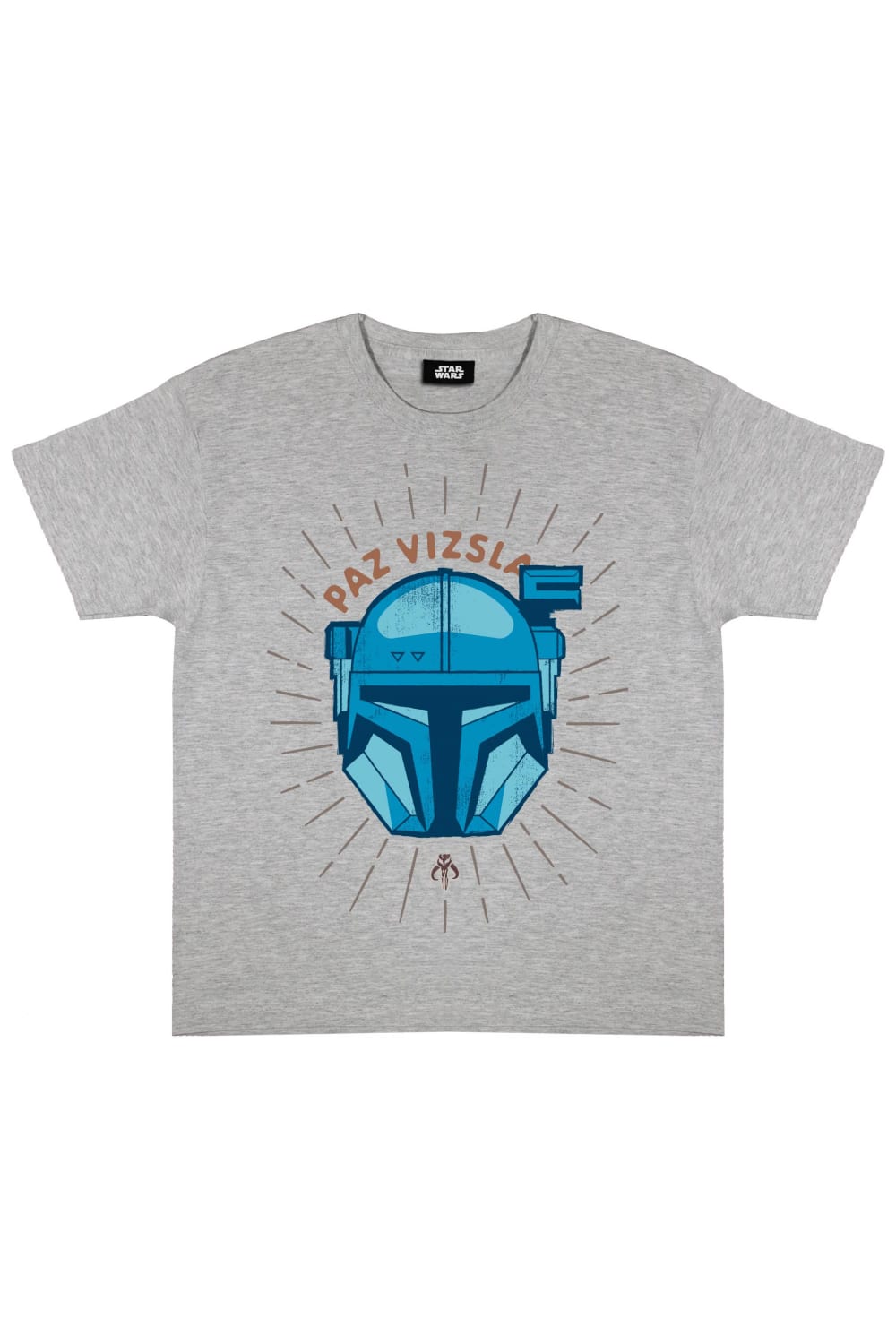 Star Wars: The Mandalorian Girls Paz Vizsla T-Shirt (Heather Grey)