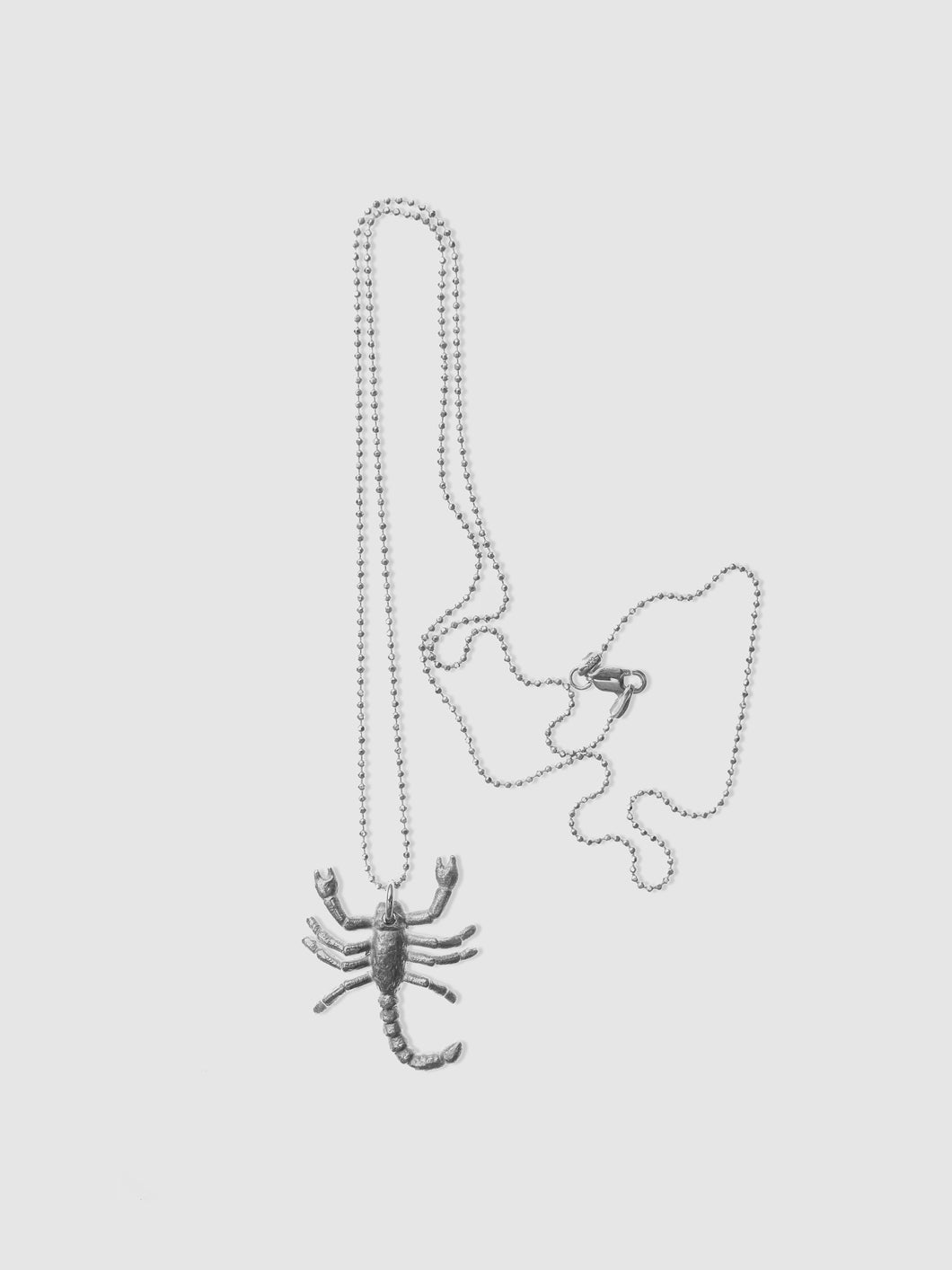 Sterling Silver Scorpion Charm Necklace