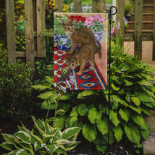 Load image into Gallery viewer, Abyssinian Kitten Garden Flag 2-Sided 2-Ply