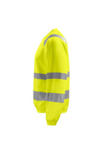Load image into Gallery viewer, Projob Mens Reflective Tape Sweatshirt (Yellow)