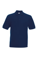 Load image into Gallery viewer, Fruit Of The Loom Mens 65/35 Heavyweight Pique Short Sleeve Polo Shirt (Navy)