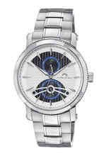 Load image into Gallery viewer, Russel Men&#39;s Multi Function Silver, Blue and Black Watch, 1171ARUS