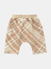 Load image into Gallery viewer, Baby Plaid Harem Pants Beige OM559B