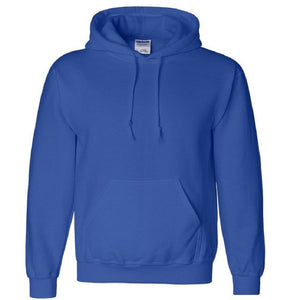 Gildan Heavyweight DryBlend Adult Unisex Hooded Sweatshirt Top / Hoodie (13 Colours) (Royal)