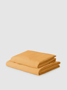 Marcel Linen Sheet Set - Mustard
