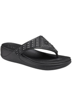 Load image into Gallery viewer, Womens/Ladies Monterey Shimmer Sandals (Black)