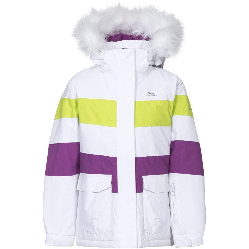 Trespass Childrens Girls Hawser Ski Jacket (White)