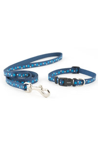 Ancol Small Bite Stars Puppy Collar Set (Blue) (One Size)