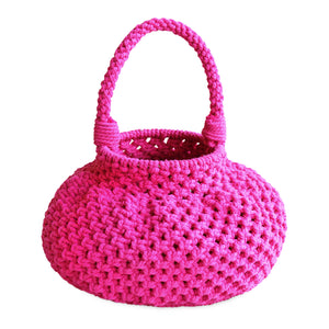 Naga Macrame Vessel Basket Bag