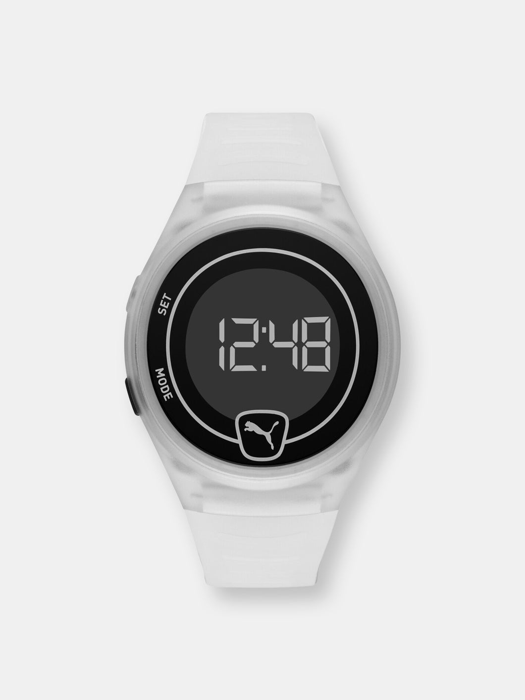 Puma Men's Faster P5028 White Polyurethane Quartz Fashion Watch