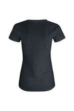Load image into Gallery viewer, Womens/Ladies Slub T-Shirt - Black