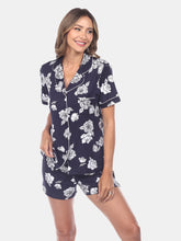 Load image into Gallery viewer, Short Sleeve Floral Pajama Set