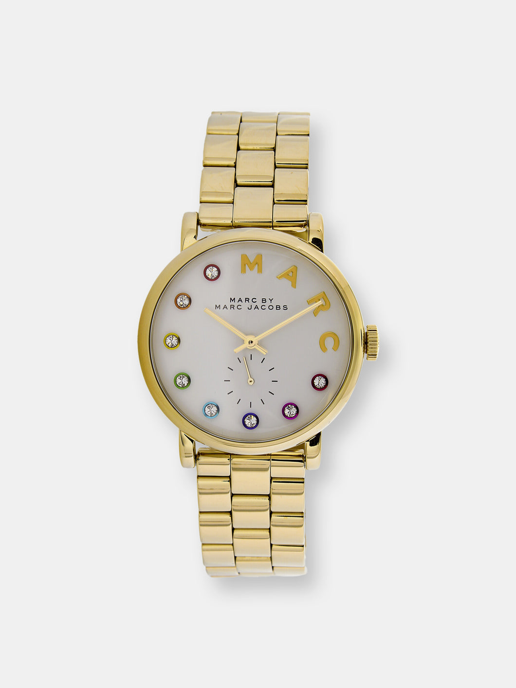 Marc by Jacobs Women's MBM3440 Gold Stainless-Steel Plated Quartz Fashion Watch