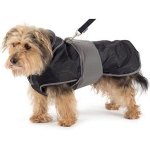 Ancol 2 In 1 Harness Dog Coat (Black) (Medium)