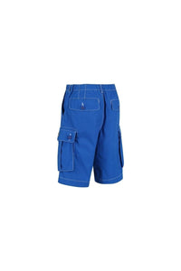 Regatta Childrens/Kids Shorefire Coolweave Cotton Canvas Shorts (Sky Diver Blue)