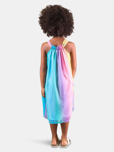Rainbow Chiffon Dress