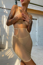 Load image into Gallery viewer, Soul Mesh Nude Beige Skirt