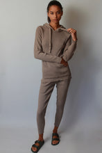 Load image into Gallery viewer, Ribbed Knit Sweatpant in Taupe