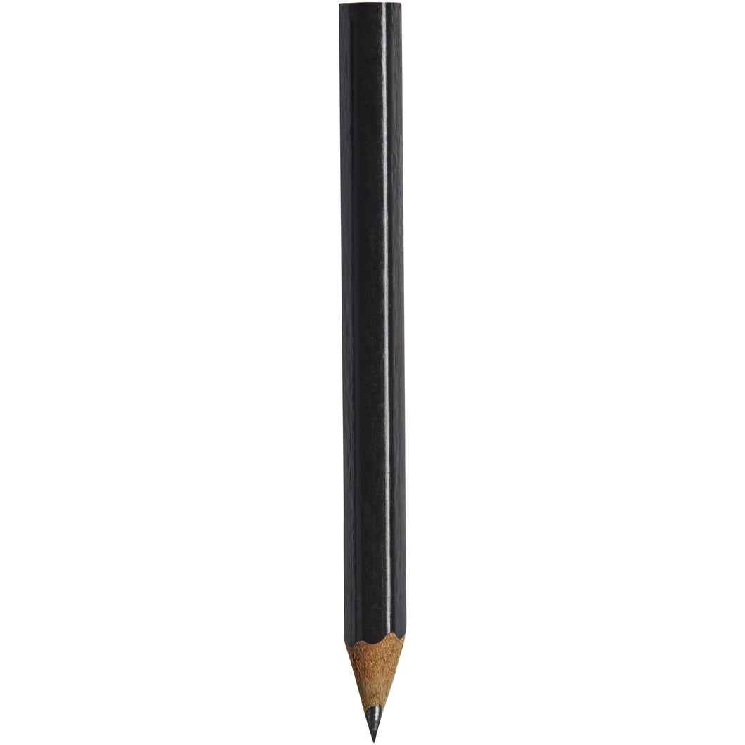 Bullet Par Colored Barrel Pencil (Solid Black) (3.4 x 0.3 inches)