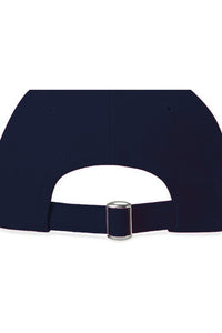 Unisex Pro-Style Heavy Brushed Cotton Baseball Cap / Headwear Pack Of 2 - French Navy/Stone