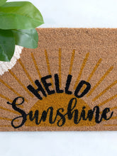 Load image into Gallery viewer, &quot;Hello Sunshine&quot; Doormat