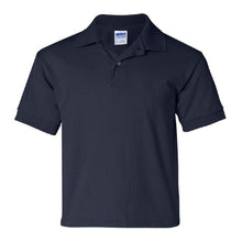 Load image into Gallery viewer, Gildan DryBlend Childrens Unisex Jersey Polo Shirt (Pack of 2) (Navy)