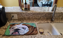 Load image into Gallery viewer, 14 in x 21 in Admiral the English Bulldog Dish Drying Mat