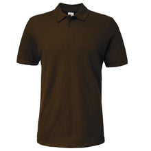 Load image into Gallery viewer, Gildan Softstyle Mens Short Sleeve Double Pique Polo Shirt (Dark Chocolate)
