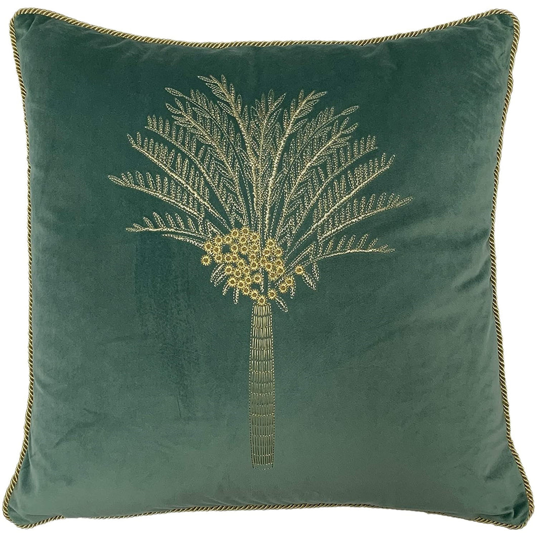 Furn Palm Tree Cushion Cover (Mint) (One Size)