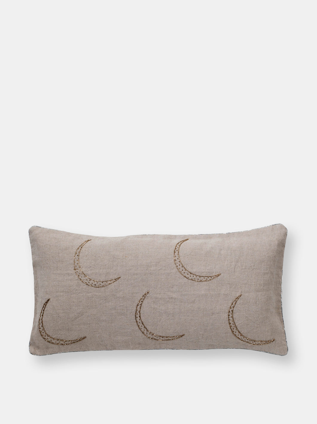Moon Pillow, Natural Linen