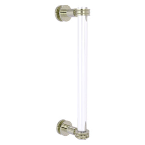 Allied Brass Clearview Collection 18 Inch Single Side Shower Door Pull with Dotted Accents