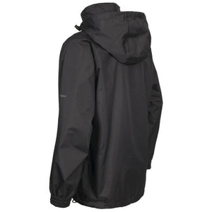 Trespass Childrens Girls Nasu Hooded Waterproof Jacket/Coat (Black)