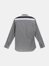 Load image into Gallery viewer, Maison Margiela Men&#39;s Black / White Multi Striped Dress Shirt Casual Button-Down - XXL