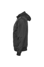 Load image into Gallery viewer, Build Your Brand Mens Zip Up Wind Runner Jacket (Black/Black)