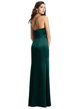Load image into Gallery viewer, Cowl-Neck Criss Cross Back Slip Dress - 3056