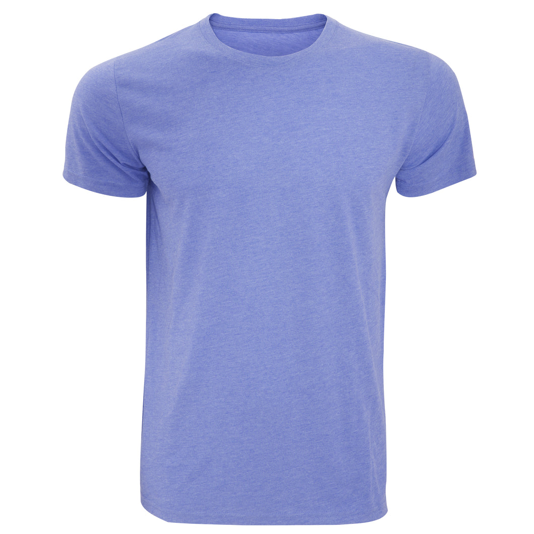 Russell Mens Slim Fit Short Sleeve T-Shirt (Blue Marl)