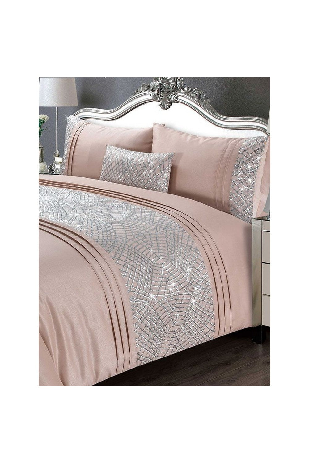 Charleston Duvet Set (UK - Double) - Blush