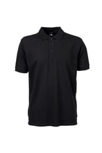 Load image into Gallery viewer, Tee Jays Mens Luxury Stretch Short Sleeve Polo Shirt (Black)