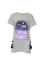 Load image into Gallery viewer, Star Wars Girls May The Force Be With You Glitter Long T-Shirt