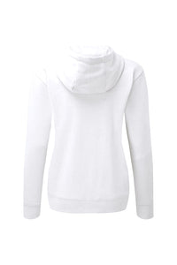 Asquith & Fox Womens Zip-Through Organic Hoodie (White)