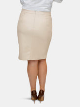 Load image into Gallery viewer, Faux Wrap Pleather Skirt