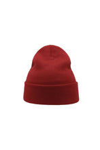 Load image into Gallery viewer, Wind Double Skin Beanie With Turn Up (Red)