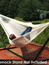 Load image into Gallery viewer, Mayan Family Hammock XXL Blue Handwoven Thick Cord