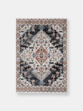 Load image into Gallery viewer, Abani Azure Collection Dark Medallion Area Rug